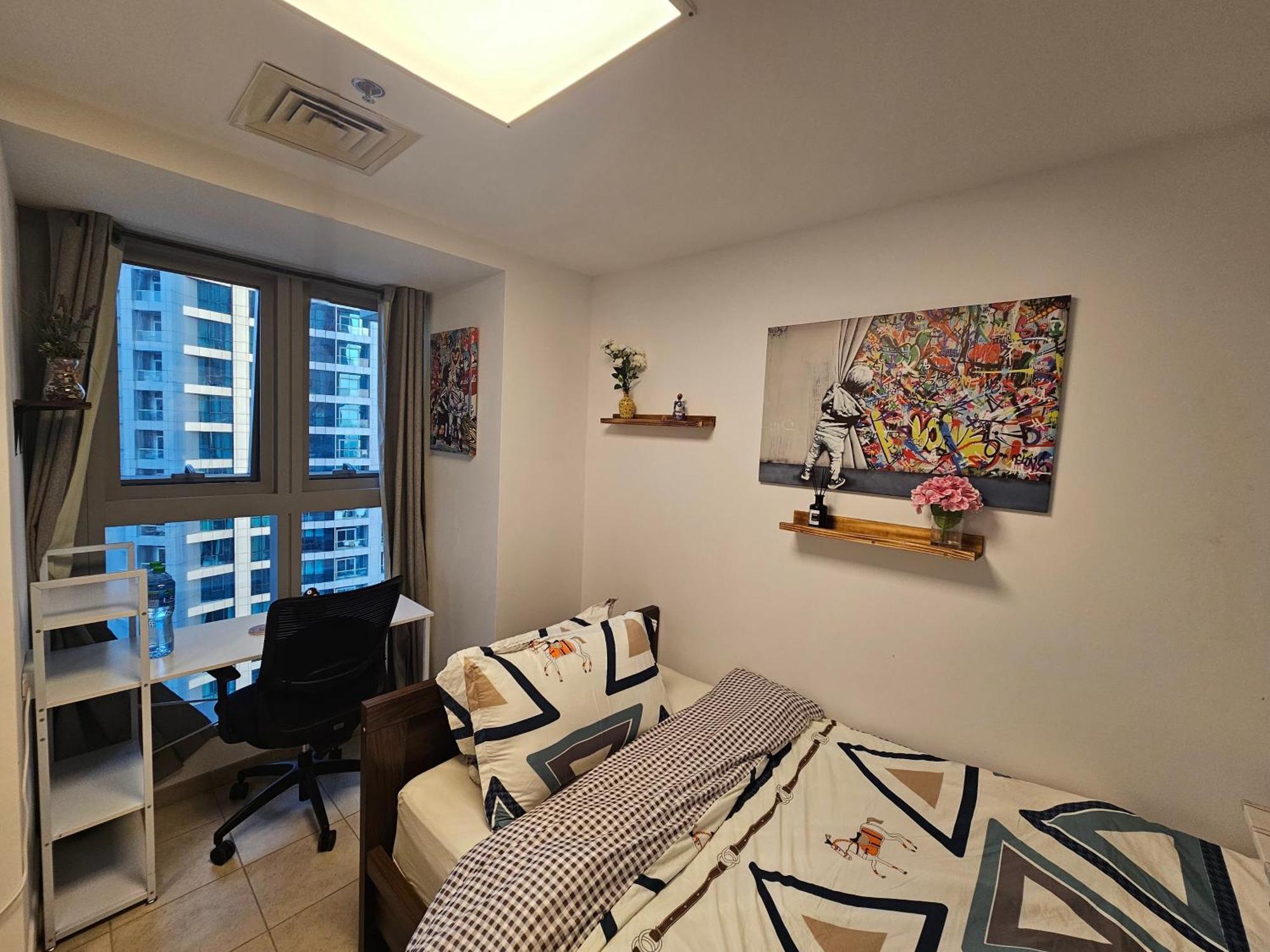 Super Host At Highest Residential Tower In The World, Private Rooms In A Shared Apartment Dubai Oda fotoğraf